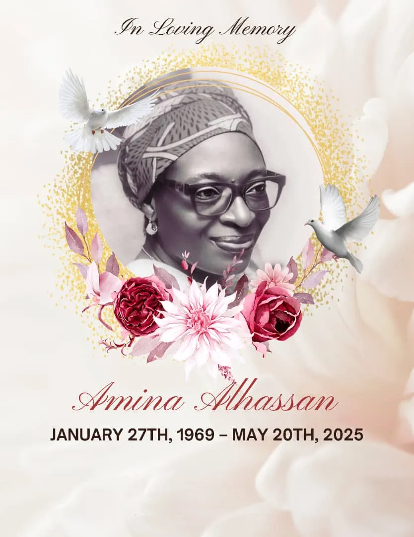 Amina A. Ahman (Deceased - January 27th, 1969 To May 20th, 2025)